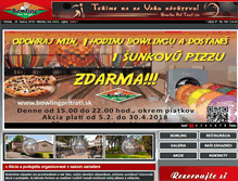 Tablet Screenshot of bowlingpritrati.sk